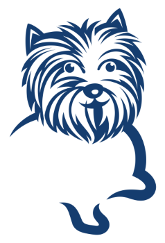 Yorkshire Terrier Icon Blue 350